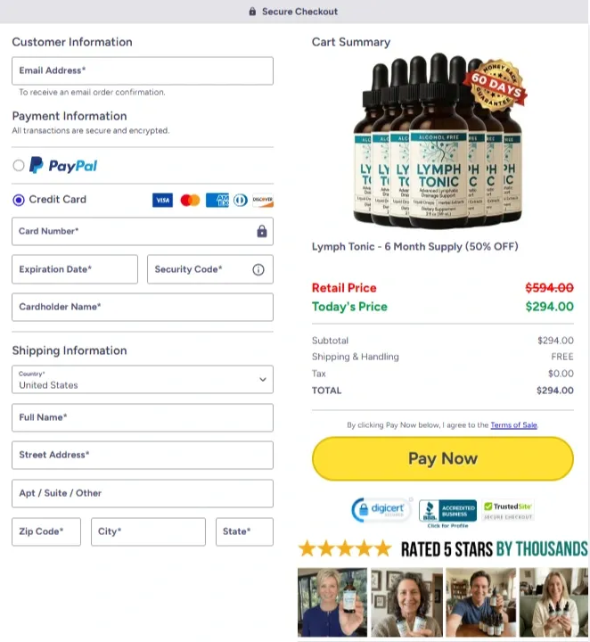 Ikaria Lean Belly Juice Lymph Tonic Order Page